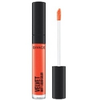 Divage Liquid Matte Lipstick Velvet - Жидкая губная помада, матовая, тон 12, коралловый, 5 мл