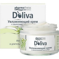 Doliva - Крем для лица увлажняющий с гиалуроновой кислотой, 50 мл
