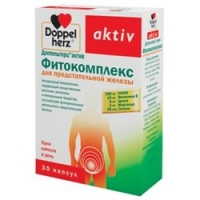 

Doppelherz Aktiv - Фитокомплекс для предстательной железы в капсулах, 30 шт