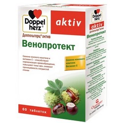 Фото Doppelherz Aktiv - Венопротект 289 мг в таблетках, 60 шт