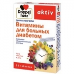 Фото Doppelherz Aktiv - Витамины для больных диабетом в таблетках, 30 шт