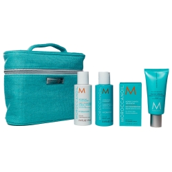 Фото Moroccanoil Hydration - Дорожный набор "Увлажнение" (шампунь 70 мл, кондиционер 70 мл, масло 25 мл, крем для рук 40 мл)
