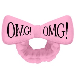 Фото Double Dare OMG! Hair Band Light Pink - Повязка косметическая для волос, розовая