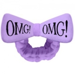 Фото Double Dare OMG! Hair Band - Purple - Бант-повязка для фиксации волос во время косметических процедур, лавандовый