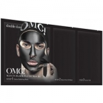 Фото Double Dare OMG! Man In Black Peel Off Mask Kit - Трехкомпонентный комплекс мужских масок Смягчением и восстановление