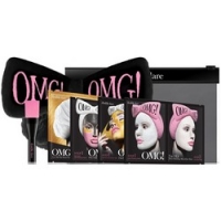 Double Dare OMG! Premium Package Black - Набор из 4 масок, кисти и черного банта - фото 1