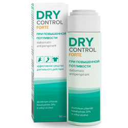 Фото Dry Control Forte - Антиперспирант от обильного потоотделения 20%, 50 мл