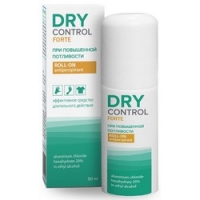 Dry Control Forte - Антиперспирант роликовый от обильного потоотделения 20%, 50 мл