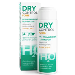 Фото Dry Control Forte H2O - Антиперспирант без спирта от обильного потоотделения 20%, 50 мл
