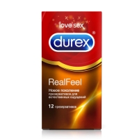 Durex Real Feel - Презервативы №12 презервативы дюрекс комфорт xxl 3