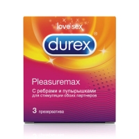 Durex Pleasuremax - Презервативы №3 комплект презервативы durex invisible xxl ультратонкие 3 шт х 2 уп
