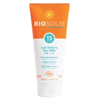 Biosolis Sun Milk SPF 15 - Солнцезащитное молочко для лица и тела, 100 мл