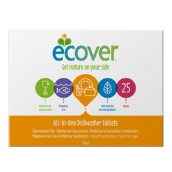 Фото Ecover - Таблетки для посудомоечной машины три в одном, 500 гр