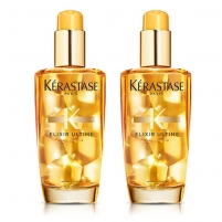 Фото Kerastase Elixir Ultime Versatile Beautifying Oil - Набор Многофункциональное масло для всех типов волос, 2 шт х 100 мл