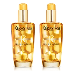 Фото Kerastase Elixir Ultime Versatile Beautifying Oil - Набор Многофункциональное масло для всех типов волос, 2 шт х 100 мл