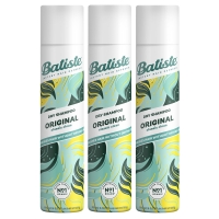 Batiste Original - Сухой шампунь для волос Original с классическим ароматом, 3х200 мл lady pink гребень для волос basic