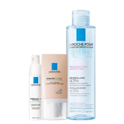 Фото La Roche Posay - Набор Розалиак AR Интенсивная сыворотка, 40 мл + Розалиак СС, 50 мл + Мицеллярная вода Ultra, 200 мл