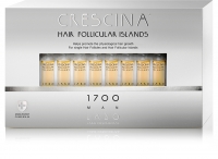 Crescina Follicular Islands - Лосьон для стимуляции роста волос для мужчин 1700 №20, 3,5 мл х 20 шт crescina follicular islands лосьон для стимуляции роста волос для мужчин 1900 20 3 5 мл х 20 шт