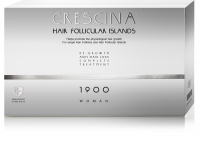 Crescina Follicular Islands - Комплекс для женщин 1900 (лосьон для стимуляции роста волос №20 + лосьон против выпадения волос №20), 3,5 х 40 шт