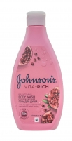 Фото Johnson & Johnson - Гель для душа с экстрактом цветка граната «Johnson's Vita-Rich Преображающий», 250 мл