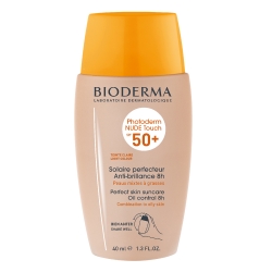 Фото Bioderma Photoderm Nude Touch SPF 50+ - Cолнцезащитный флюид светлый тон SPF 50+, 40 мл