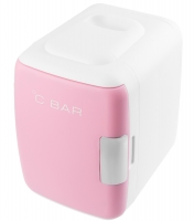 C.Bar - Бьюти-холодильник розовый  5 л много домиков на свете