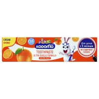 Lion Thailand Kodomo - Паста зубная для детей с 6 месяцев с ароматом апельсина, 65 г мечта маленького гурмана полезные вкусняшки для детей от 6 месяцев до 6 лет