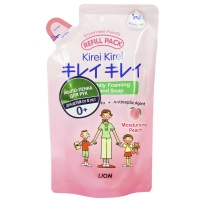 Lion Thailand Kirei Kirei - Мыло-пенка для рук детская от 0 до 3 лет Розовый персик запасной блок, 200 мл