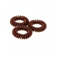 Invisibobble - Резинка-браслет для волос Pretzel Brown, с подвесом, 3 шт - фото 1