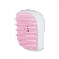 Фото Tangle Teezer Compact Styler Ultra Pink Mint - Расческа для всех типов волос в сочетании белого, розового и голубого оттенков с леопардовым принтом, 1 шт