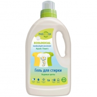 Фото Экологичный универсальный гель для стирки "Водяные цветы", 1 л