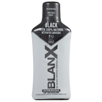 Blanx - Ополаскиватель отбеливающий с углем, 500 мл biorepair антибактериальный ополаскиватель для полости рта delicate gums mouthwash 500 мл