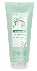 Фото Klorane Body care Gel Douche Nutritif - Питательный гель для душа Молочко бамбука с органическим маслом купуасу, 200 мл