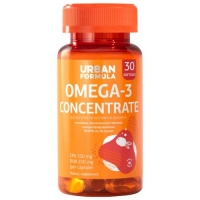 Urban Formula Omega - 3 Concentrate Omega 3 - 60 % - Биологически активная добавка к пище, 30 капсул - фото 1