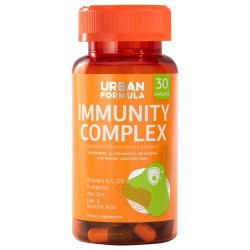 Фото Urban Formula Immunity Complex - Биологически активная добавка к пище Премьер - Виталь Натурофарм, 30капсул