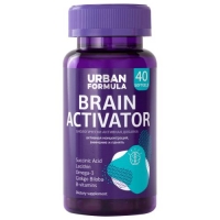 Urban Formula Brain Activator FocusBrainer - Биологически активная добавка к пище, 40 капсул - фото 1
