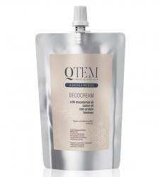 Фото Qtem Color Service - Осветляющий крем для волос Decocream с маслом макадамии, 500 мл