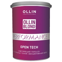 Ollin Professional Blond Performance Open Tech - Осветляющий порошок для открытых техник обесцвечивания волос, 500 г