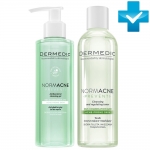 Фото Dermedic Normacne Preventi - Набор Очищение жирной кожи - Гель + Тоник, 200 мл + 200 мл