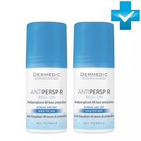 Dermedic Antipersp R - Набор: Шариковый дезодорант-антиперспирант R, 60 г х 2 шт