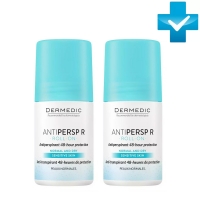 Dermedic Antipersp R - Набор: Шариковый дезодорант-антиперспирант R, 60 г х 2 шт malizia дезодорант антиперспирант серии fresh care neutral 150
