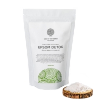 Salt of the Earth - Смесь Epsom Detox с содой, солью и маслами для ванн, 1 кг epsom pro смесь соли для ванны epsom detox 1000