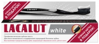 Фото Lacalut - Промо-набор: зубная паста Lacalut White, 75 мл + черная зубная щетка Aktiv Model Club