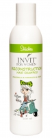 Фото Invit - Шампунь для восстановления волос с экстрактами ромашки, одуванчика и семян льна, 200 мл