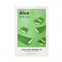 Missha - Тканевая маска для лица Airy Fit Sheet Mask Aloe тканевая маска против пигментации с экстрактом риса pure essence mask sheet rice