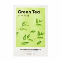 Missha - Тканевая маска для лица Airy Fit Sheet Mask Green Tea greenfield гринфилд green melissa 100пак