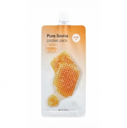 Фото Missha - Увлажняющая маска для лица Pure Source Pocket Pack Honey, 10 мл