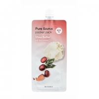 Missha - Увлажняющая маска для лица Pure Source Pocket Pack Shea Butter, 10 мл