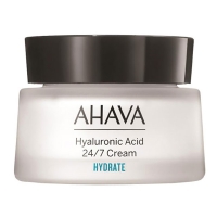 Ahava Hydrate Hyaluronic Acid 24/7 Cream - Крем для лица с гиалуроновой кислотой 24\7,  50 мл seacare омолаживающее молочко для рук с минералами мертвого моря гиалуроновой кислотой и маслами 150