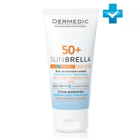 Dermedic Sunbrella - Солнцезащитный крем SPF 50+ для жирной кожи и комбинированной кожи, 50 г осветляющий дневной крем spf 20 brightening day protection 100 мл
